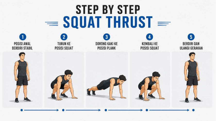 Squat Thrust Adalah Latihan Full Body