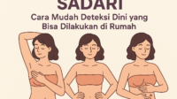 Bagaimana Cara Melakukan SADARI di Rumah dengan Benar (Foto: YKPI) Bagaimana Cara Melakukan SADARI di Rumah dengan Benar (Foto: YKPI)